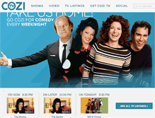 Tablet Screenshot of cozitv.com